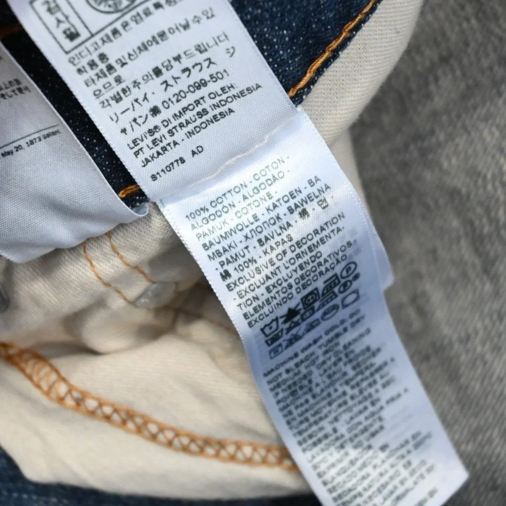 Levi's 559 Relaxed Fit Straight Leg Denim‎ Blue Jeans Mens Size 40 x 32